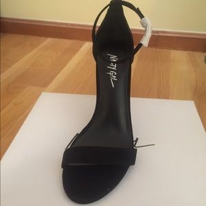 Nasty Gal size 8.5 strap sandal black